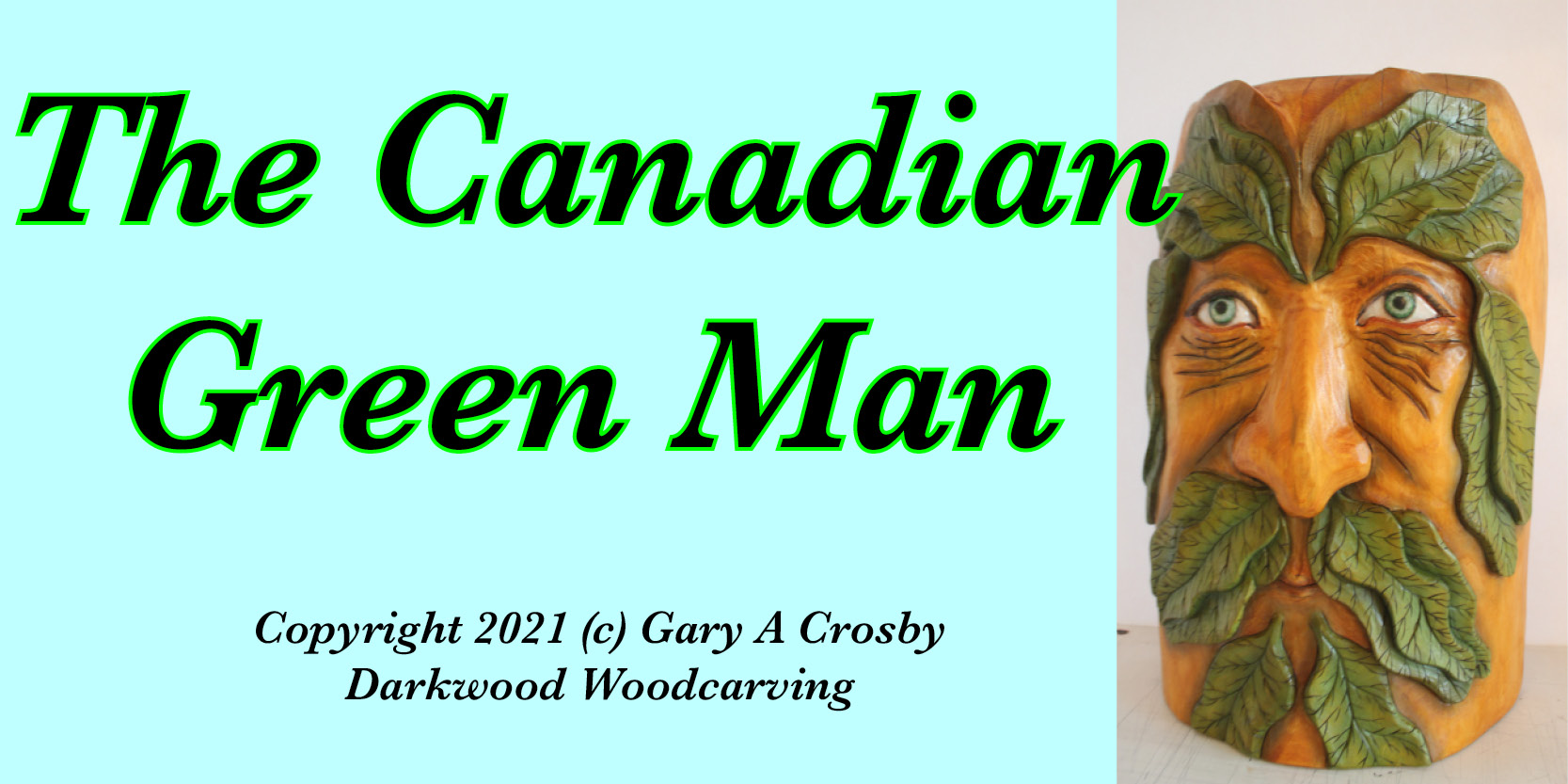 Greenman Sculpture, woodcarving art, homedecore art